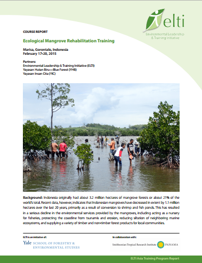 Ecological Mangrove Rehabilitation Training