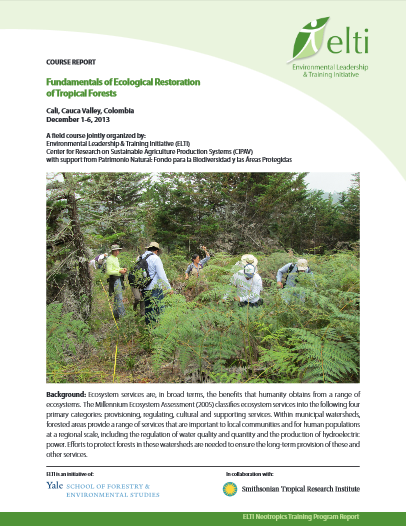 Fundamentals of Ecological Restoration of Tropical Forests