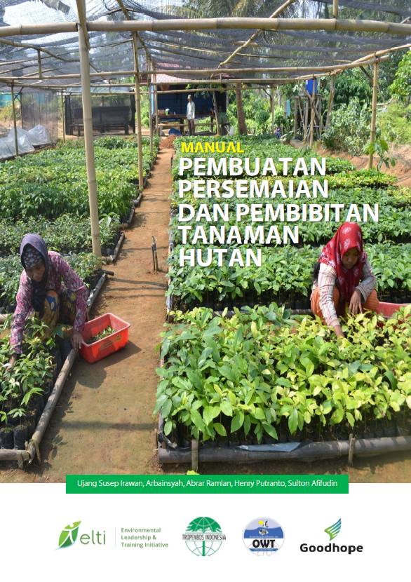 Book cover depicting people in Indonesia working in a vegetable nursery