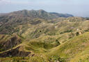 Degraded hills in Negros Oriental, Philippines